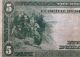 1914 $5 Fed Reserve Red Seal St Louis Note - Graded By Pmg As 25 Very Fine Large Size Notes photo 7