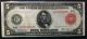 1914 $5 Fed Reserve Red Seal St Louis Note - Graded By Pmg As 25 Very Fine Large Size Notes photo 8