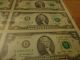 2009 Uncut Sheet $2 X 8 Early Release Crisp - Fresh 2 Dollars Extremely Rare Small Size Notes photo 2