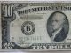 1934c Ten Dollar ($10.  00) Federal Reserve B Series Note Small Size Notes photo 2