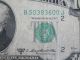Series 1950 D Ten Dollar Bill Serial B 50383600 J Small Size Notes photo 2