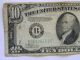 1934c ($10) Ten Dollar Federal Reserve B Series Note Small Size Notes photo 2