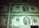 1976 - 16 Uncut Sheet X 2 Dollar Federal Reserve Bank - Uncirculated - Crisp Notes Small Size Notes photo 2