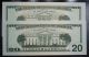 2004 A Consecutive $20 Federal Reserve Notes Grading Gem Cu 1962a Pm5 Small Size Notes photo 1