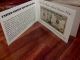 2009 $10 Frn Ten Dollar Note Three Pages Booklet Small Size Notes photo 3