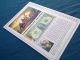 Us Currency 2009 One Dollar Federal Reserve Brochure Small Size Notes photo 1