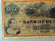 Obsolete Currency Bank Of Quincy One Dollar State Of Illinois Paper Money: US photo 2