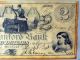 Obsolete Currency The Stanford Bank Two Dollars State Of Maine Paper Money: US photo 3