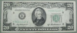 1950 B $20 Dollar Federal Reserve Note Grading Xf Au St Louis 1167a Pm2 photo