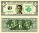 Barack Obama 1 Million Dollar Bills,  Realistic Looking Fake Novelty Funny Money photo