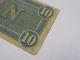 1864 $10 Dollars Va Treasury Richmond Confederate Note Civil War Era 3481 Paper Money: US photo 5