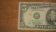 $5 Usa Frn Federal Reserve Note Series 1995 L66046623h Small Size Notes photo 1