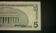 $5 Usa Frn Federal Reserve Note Series 2003a Fh00423473a Small Size Notes photo 7