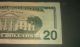 $20 U.  S.  A.  F.  R.  N.  Federal Reserve Note Series 2006 Ia72444443a Repeater Number Small Size Notes photo 7