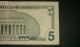 $5 Usa Frn Federal Reserve Star Note Series 2003 Dl07790962 Small Size Notes photo 7