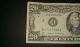 $20 U.  S.  A.  F.  R.  N.  Federal Reserve Note Series 1985 B07325928s Small Size Notes photo 1