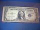 Fr 1614 $1 1935e Silver Certificate Est Fine Currency Vertical Gutter Fold Error Small Size Notes photo 3