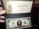 Outstanding $2 Dollar Gold Encrusted Us Bill / Uncirculated / Wrme Small Size Notes photo 5