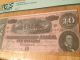 Pcgs 61 Ppq $10 Confederate States Of America - Paper Money: US photo 2