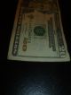 2004 $20 Usa Minor Black / Blue Ink Smears Error + Triple 6 ' S + Off Center Paper Money: US photo 4