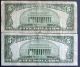 One 1953 $5 & One 1953b $5 Blue Seal Silver Certificate (f74107860a) Small Size Notes photo 1