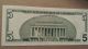 $5 Federal Reserve Star Note Uncirculated York Small Size Notes photo 1