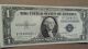 1935g $1 Federal Reserve Note Unc Silver Cert.  No Motto Blue Seal Rare Small Size Notes photo 2
