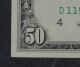 1981 $50 Fifty Dollar Bill,  Ohio S D11592559b Fancy Low Serial Crisp Small Size Notes photo 4