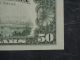 1990 $50 Fifty Dollar Bill,  Federal Reserve Note,  Ohio S D11356392a Small Size Notes photo 7