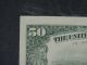 1990 $50 Fifty Dollar Bill,  Federal Reserve Note,  Ohio S D11356392a Small Size Notes photo 8
