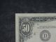 1990 $50 Fifty Dollar Bill,  Federal Reserve Note,  Ohio S D11356392a Small Size Notes photo 9
