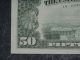 1990 $50 Fifty Dollar Bill,  Federal Reserve Note,  Ohio S D11356392a Small Size Notes photo 6