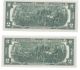 $2 1976 Serial ' S E 2009 0001 A And E 2009 0002 A Small Size Notes photo 1