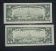 (2) 1990 $50 Fifty Dollar Bill,  S 27178737a S D27178739a Fancy Small Size Notes photo 1