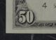 1993 $50 Fifty Dollar Bill,  Ohio S D00019337 Low Serial Crisp Fancy Small Size Notes photo 2