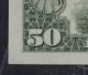 1993 $50 Fifty Dollar Bill,  Ohio S D00019337 Low Serial Crisp Fancy Small Size Notes photo 8