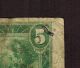 $5 1914 Federal Reserve Note More Currency 4 O) Large Size Notes photo 3