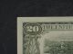 1985 $20 District D4 Cleveland Oh Old Style Twenty Dollar Bill S D52876476b Large Size Notes photo 2