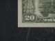 1985 $20 District D4 Cleveland Oh Old Style Twenty Dollar Bill S D52876476b Large Size Notes photo 3