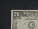 1985 $20 District D4 Cleveland Oh Old Style Twenty Dollar Bill S D52876476b Large Size Notes photo 6