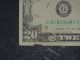 1985 $20 District G 7 Chicago Il Old Style Twenty Dollar Bill S G81814484g Small Size Notes photo 2