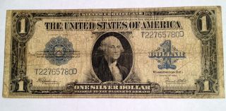 1923 $1 U.  S.  Large Size Blue Seal Silver Certificate photo