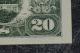 1985 $20 District D 4 Cleveland,  Oh Old Style Twenty Dollar Bill Us Currency Large Size Notes photo 9