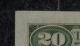 1981 $20 District D 4 Cleveland Oh Old Style Twenty Dollar Bill S 30176305b Large Size Notes photo 6