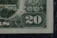 1985 $20 District L 12 San Francisco Old Style Twenty Dollar Bill Us Currency Large Size Notes photo 9