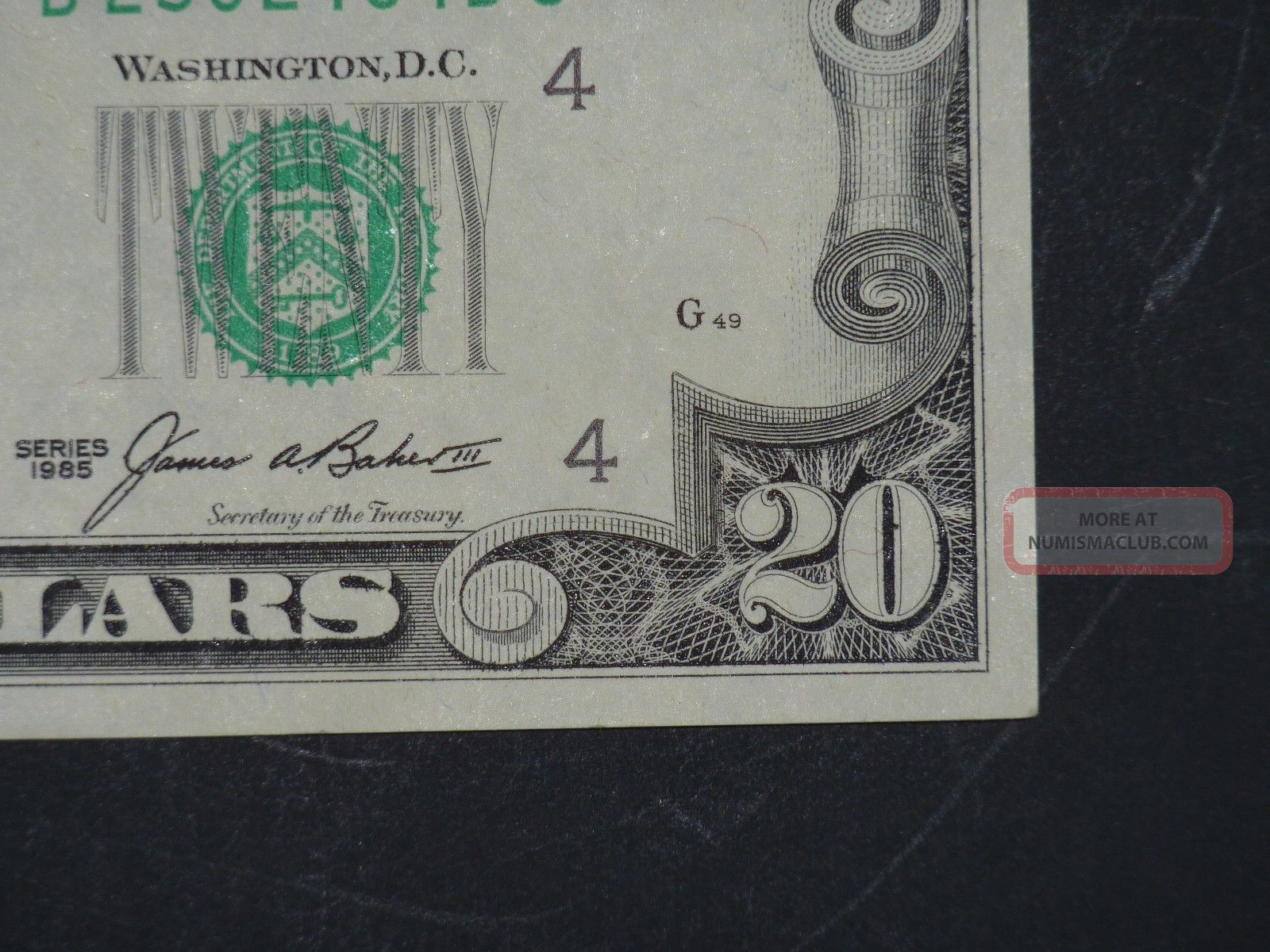 1985 20 District D4 Cleveland Oh Old Style Twenty Dollar Bill S D23024845c 1985-20-district-d4-cleveland-oh-old-style-twenty-dollar-bill-s-d23024845c