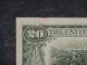 1990 $20 District D 4 Cleveland,  Oh Old Style Twenty Dollar Bill S D32157653a Large Size Notes photo 2
