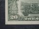 1990 $20 District D 4 Cleveland,  Oh Old Style Twenty Dollar Bill S D32157653a Large Size Notes photo 6