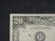 1990 $20 District D 4 Cleveland,  Oh Old Style Twenty Dollar Bill S D32157653a Large Size Notes photo 8