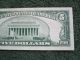 Five Dollar Silver Certificate 1953 Small Size Notes photo 5